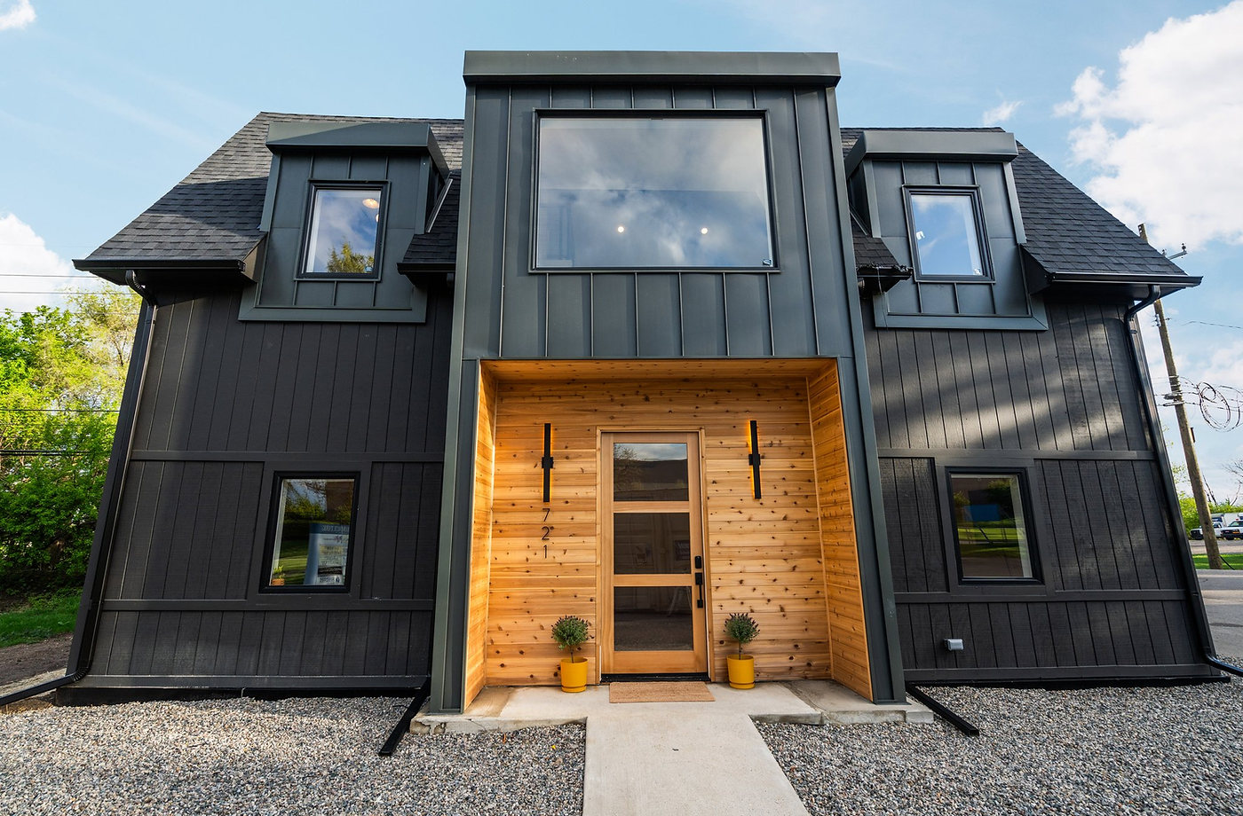 The BarnHaus exterior by Base Property Group in Ann Arbor, Michigan